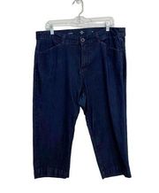 St. John’s Bay Blue Capri Jeans Sz 16