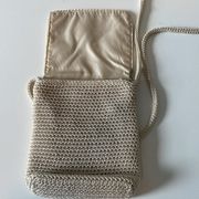 The Sak cream crochet crossbody purse