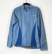 Pearl izumi blue full zip jacket size XL