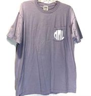 Comfort Colors  Short Sleeve Monogrammed MML Shirt Large