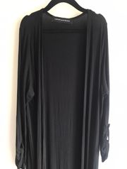 Naked Wardrobe Split Black Shawl