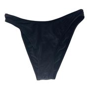 Bikini Lab Black High Cut Bikini Bottom Size S