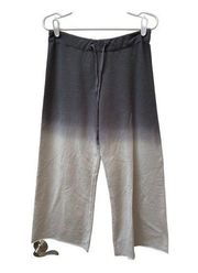 Sundays Gray Ombré Cropped Sweatpants Size 1 US 4-6