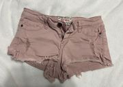 dusty pink shorts