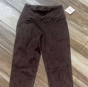 Ruby ribbon brown velvety pants nwt