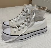 Platform Chuck Taylor High Top White