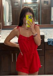 Showpo Red Mini Romper