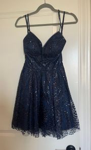 Royal Blue Homecoming Dress