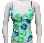 Free Country Tie Dye Tankini Top S