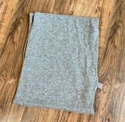 J. Jill 100 percent cashmere grey scarf