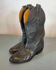 Justin womens grey cowboy boots size 5.5