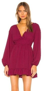 Tularosa Revolve Jordan Dress in Magenta XS NWT