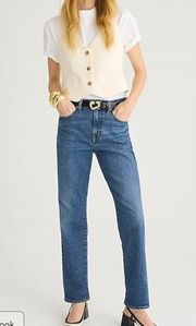 J Crew 100% Cotton Straight Leg Jeans. Size 8.