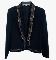 Black Blazer + Gold, Like New