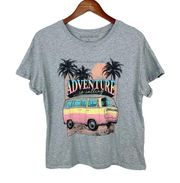 Rebellious One T-shirt VW Van Adventure Is Calling Grey Juniors L