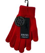 Fownes Brothers red knit antimicrobial touchscreen gloves from Nordstrom