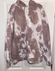 Oversized tie dye hoodie