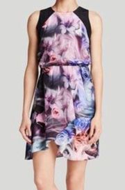 NWT Amanda Uprichard Moody Flower Wave Dress Small