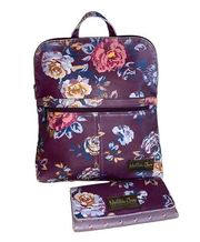 Matilda Jane Moments with You Plum Perfect Backpack Purse & Matching Wallet