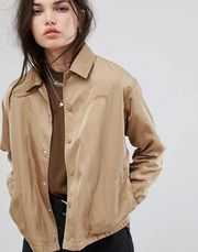 Stussy Women’s Beige/Good Tempter Coach Jacket Size XS