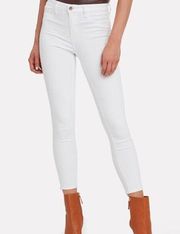 L'AGENCE Margot High-Rise Skinny Jeans in Blanc 26