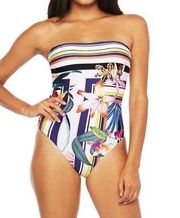 New. Trina Turk floral swimsuit….size 8