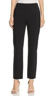 Tory Burch Black Skylar Slim Wool Blend Stretch Classic Office Dress Pants 14