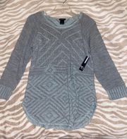 Blue And Gray Sweater NWT