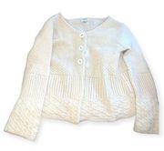 Vintage Cambridge Dry Goods Wool Blend Sweater XL Cream Cardigan