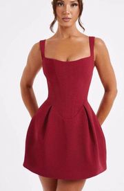 Janiyah Red Wine Dress