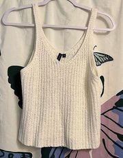 Knit tank top