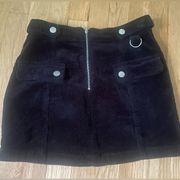 Forever 21 Black Corduroy Skirt Small