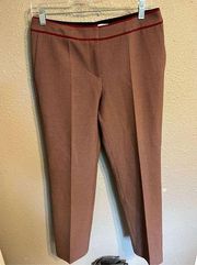 Boss Taliviena Check Print Ankle Pants Size 14