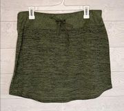 Xersion marled forest green athleisure skirt Size XL