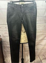 Candies size 7 juniors skinny black jeans with sparkly side - 2694