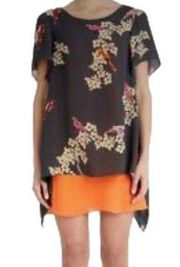 Rachel Roy Layered Silk Shift Dress