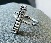 Phases Of The Moon Horoscope Bar Ring 925