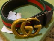 Gucci Web Belt with GG logo