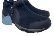 Easy Sprit Women's Size 10M Casual Comfort Shoes Blue Suede Ankle Booties NWT