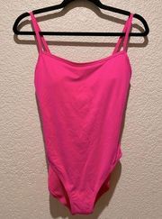 NWOT Gap Barbie Hot Pink One Piece Swimsuit Size M