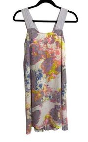 W118 by Walter Baker Women’s Lavender Yellow Pink Watercolor Mini Dress Size 0