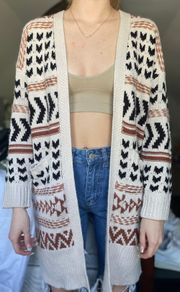 Patterned Cardigan