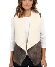 Jack by BB Dakota Dobry Faux Suede and Shearling Vest