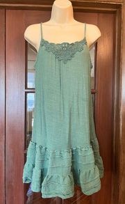 Exist Ladies Size Small Green Mini Dress