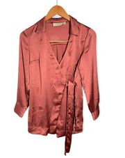 by Anthropologie Brown Blouse