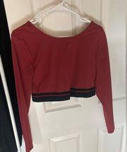 JoyLab Long Sleeved Cropped Workout Top