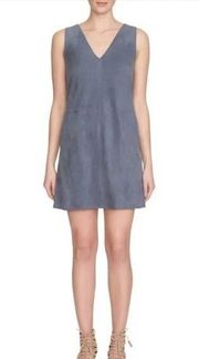 1.State Faux Suede Shift Dress