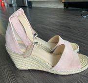 Suede Wedge Sandals