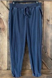 Lucky Lotus Lucky Brand Cropped Sweatpants Blue XL