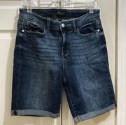 Judy Blue Cuffed Denim Jean Shorts Size Large